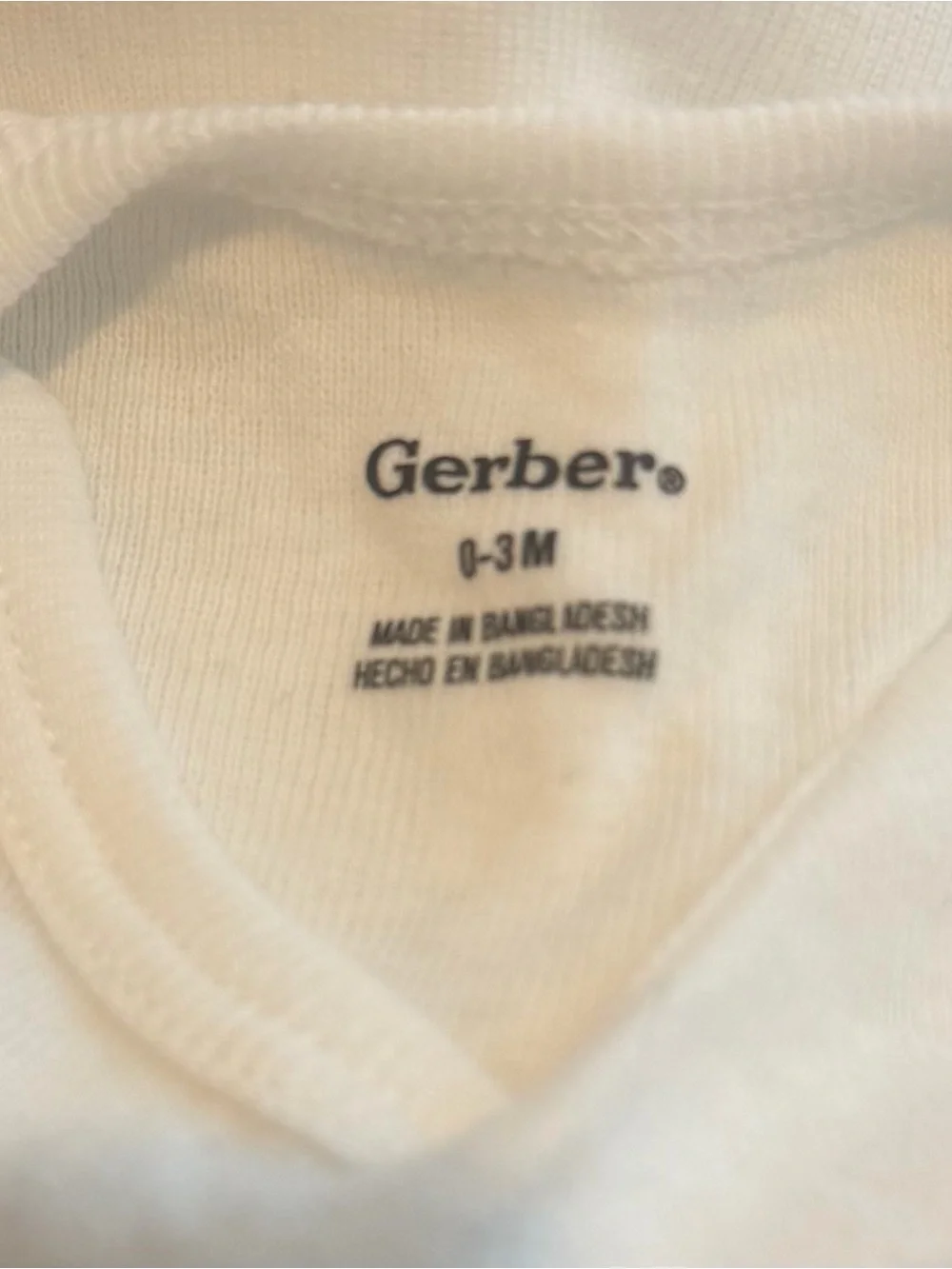 Gerber White Long Sleeve Baby Bodysuits - Pack of Five